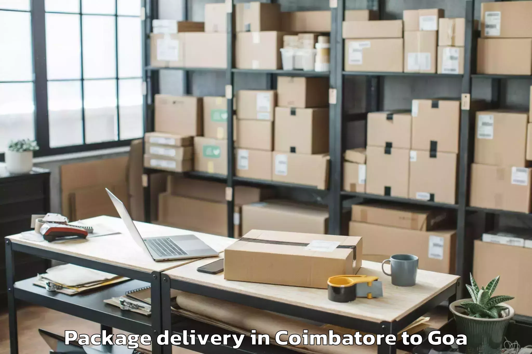 Get Coimbatore to Sancoale Package Delivery